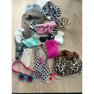 Doll Clothes Lot‎ 21 pieces fits 18" dolls 4 pants, socks, sunglasses, underwear